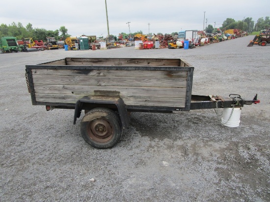 4X8 BUMPER HITCH TRAILER