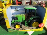 JOHN DEERE TOY TRACTOR WITH/ WEIGHTS
