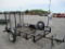 5'X8' BUMPER TRAILER W/ LAWN GATE