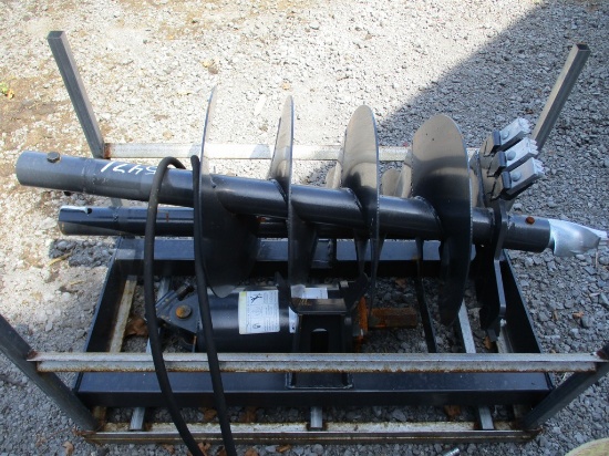 SKID STEER POST HOLE DIGGER