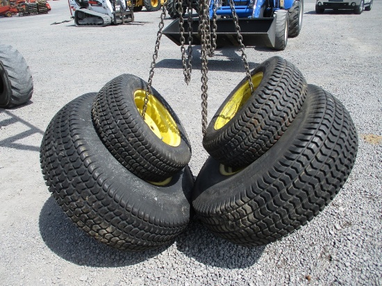 SET OF TURF TIRES