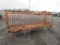 YELLOW STEEL  HAY FEEDER