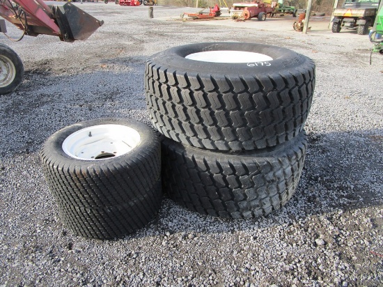SET OF TURF TIRES + RIMS