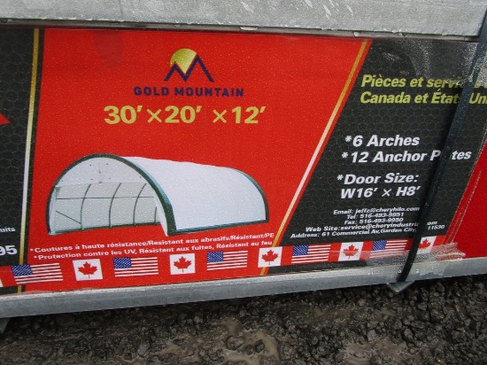 GOLD MOUNTAIN 30'X20'X12' ARCH BUILDING