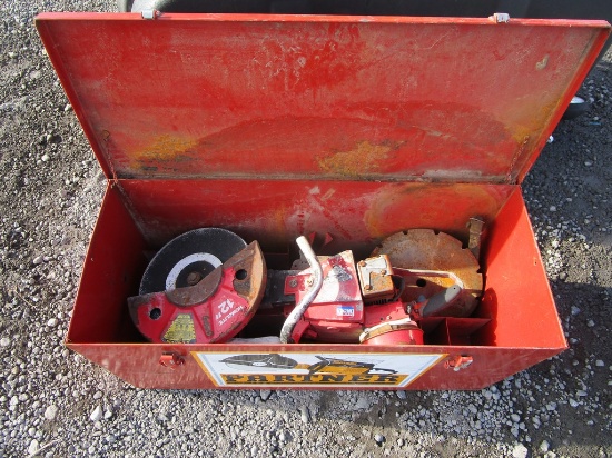 HOMELITE CONCRETE SAW W/ BOX