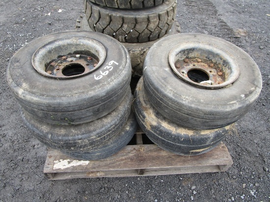 6) AIRPLANE TIRES FOR BUSHHOG 5LUG