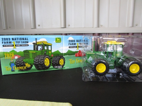 JOHN DEERE 7020 DIESEL TRACTOR TOY