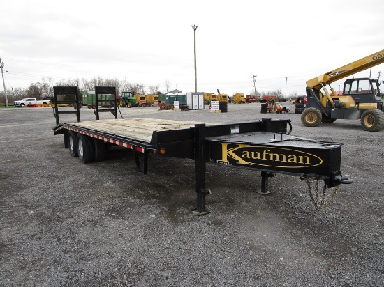 KAUFMAN 25' PINTEL HITCH TRAILER W/ TITLE