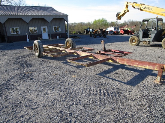 6 BALE HAY HAULER W BALE FORK MOVER