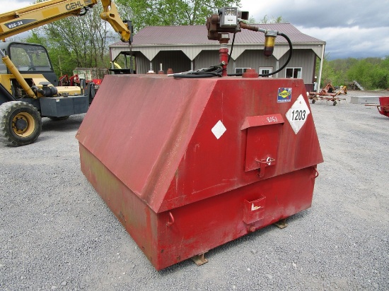 RED FUEL TANK W/ PUMP