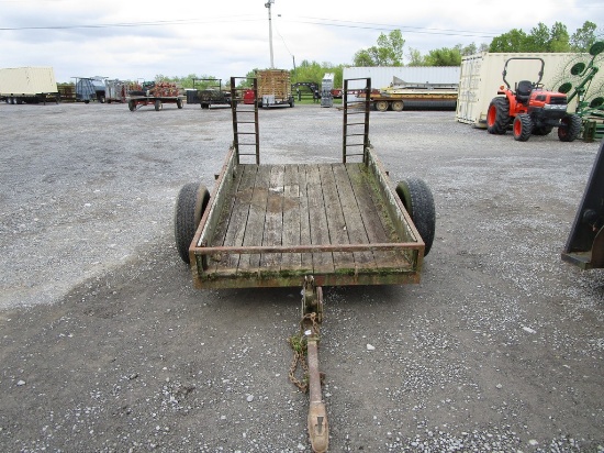 BUMPER HITCH SINGLE AXEL TRAILER