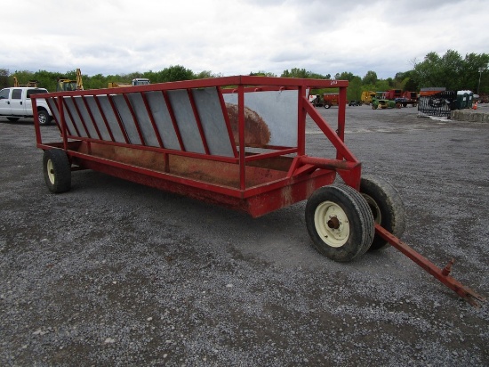 K+K 20' FEEDER WAGON W/ SILAGE INSERT