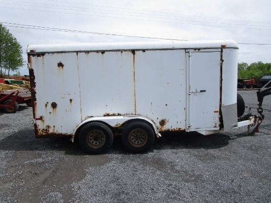 CM ENCLOSED BUMPER HITCH TRAILER