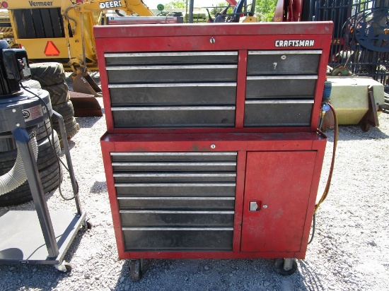 CRAFTMANS TOOL BOX W TOOLS