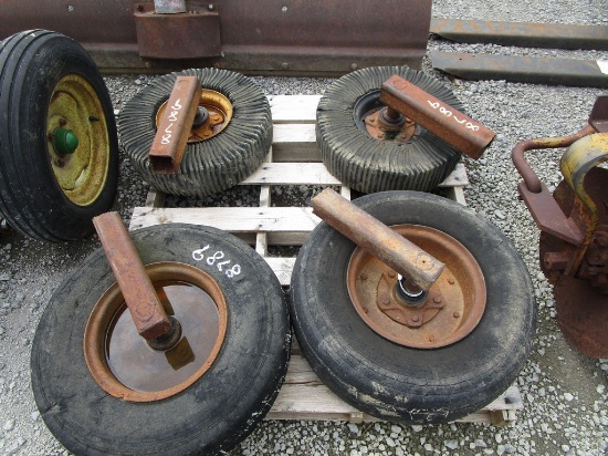 4) BUSHHOG WHEELS