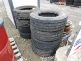 8) SEMI TRAILER TIRES