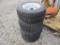 4) CARLISLE 22X9.5-12 TURF TIRES + RIMS