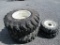 SET OF 4 R4 COMPACT TRACTOR TIRES+RIMS