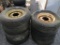 8) 8 LUG RIMS+TIRES 9.5-15