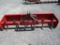 RED 7' GRADER BOX W TEETH