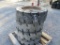4) FORKLIFT TIRES 8 LUG