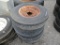 4) 7.50-16 WAGON TIRES & RIMS
