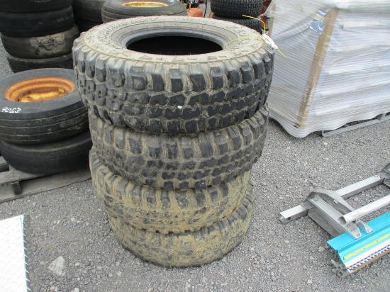 4) LT285/17 USED TIRES