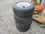 4) CARLISLE 22X9.5-12 TURF TIRES + RIMS