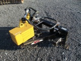 KOYKER SKIDSTEER POST DRIVER W/ POST GRABBER/ PULLER ATTACHMENT
