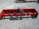 RED 7' GRADER BOX W TEETH