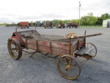STEEL WHEEL MANURE SPREADER