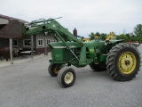 JOHN DEERE 4020 W JD148 LOADER