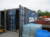 BLUE 20' SHIPPING CONTAINER