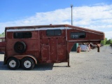 2 HORSE GOOSENECK TRAILER