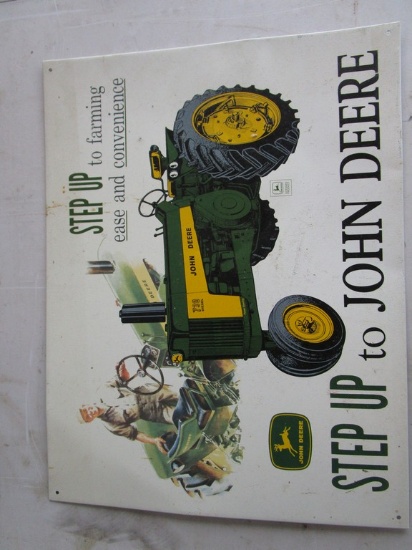 JOHN DEERE STEP UP SIGN