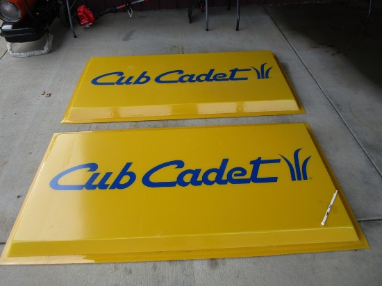CUB CADET DEALER SIGN 2 PIECE