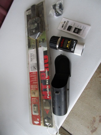 PORTABLE HAY TESTER AND GRAIN MOISTURE TESTER