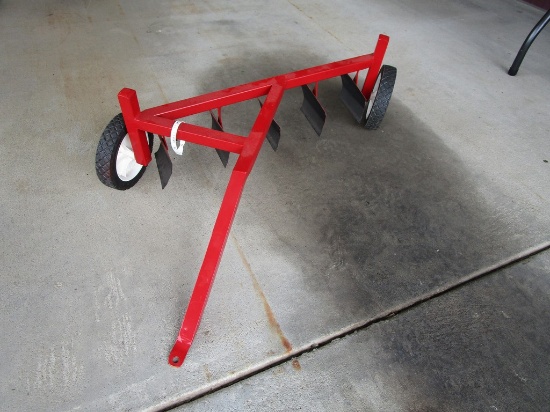 RED 5X PLOW FOR PEDDLE TRACTOR