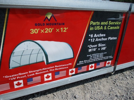 GOLD MOUNTAIN 30'X20'X12' ARCH BUILDING