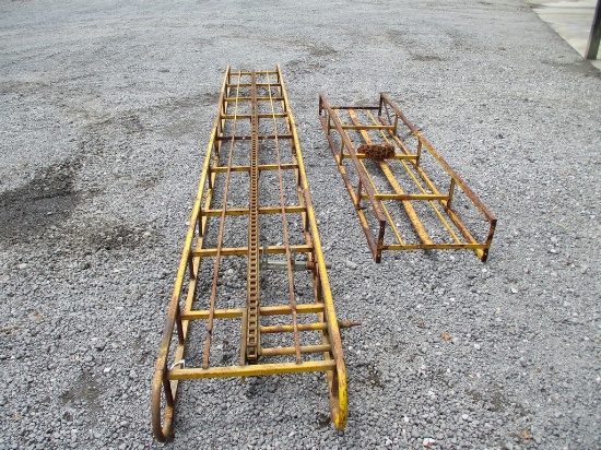 YELLOW 16' HAY ELEVATOR W/8 EXTENSION