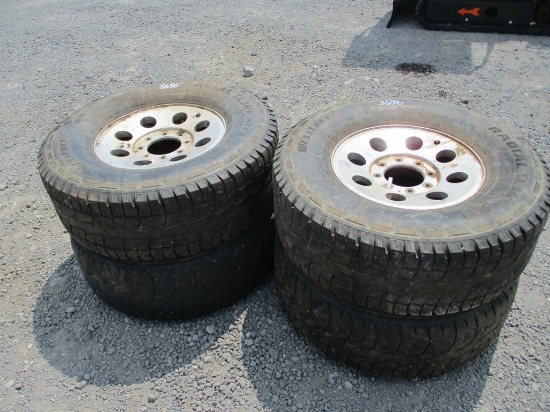 4) 315/70 R17 TIRES+RIMS