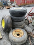6 IMPLEMENT TIRES & RIMS