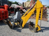 YELLOW 3PT BACKHOE ATTACHMENT