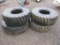 4) 40X14 TIRES & RIMS