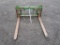 JOHN DEERE PALLET FORK BALE SPEAR COMBO