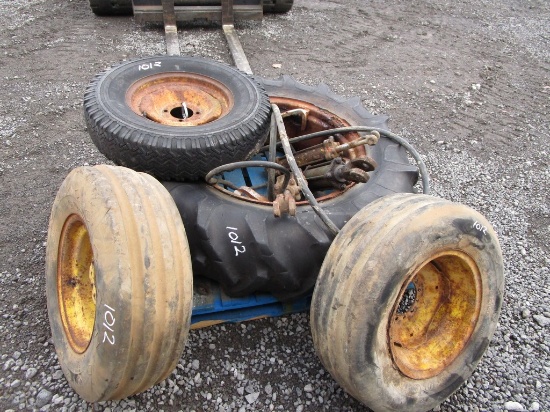 TIRES & CYLINDERS ON PALLET