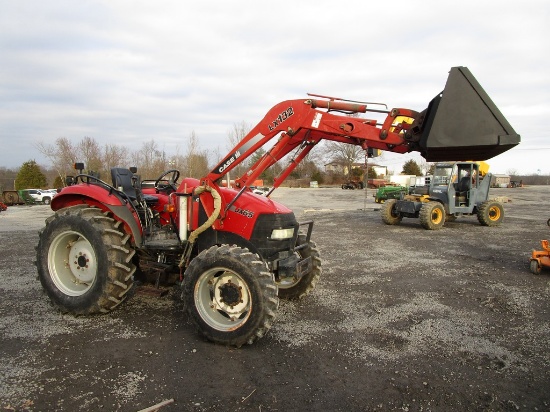 CASE JX65 TRACTOR W LX132 LOADER