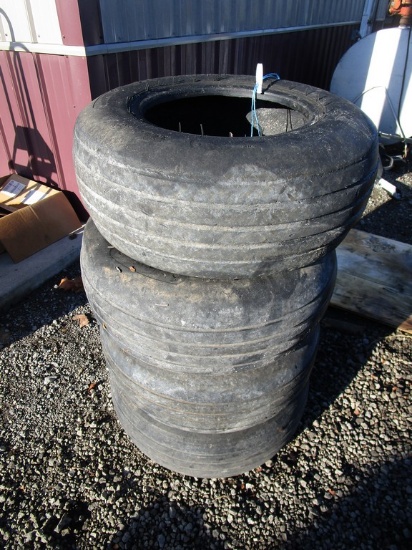 4 USED 11L-15 IMPLEMENT TIRES