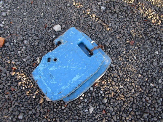 2 BLUE TRACTOR WEIGHTS