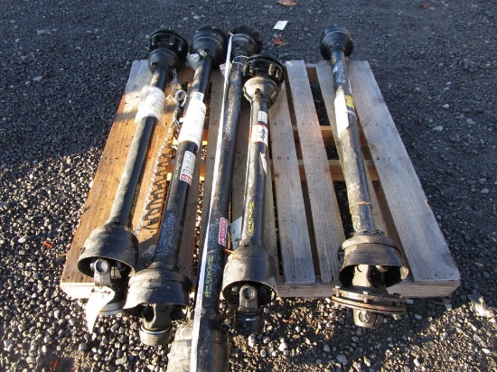 5) COMPLETE PTO SHAFTS W SLIP CLUTCH